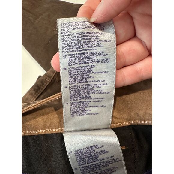 NYDJ Not Your Daughter's Jeans Alina Saddle Brown Legging Jeans Size 12 - Picture 6 of 7